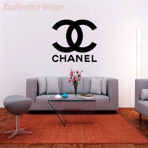 chanel wall decal